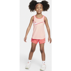 M Other Sets Nike Mesh Shorts Set Little Kids' 2-Piece Dri-FIT Set in Pink, 36K826-A6C Pink