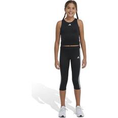 Black Tank Tops Children's Clothing Adidas Girls' AEROREADY Tank Top Black