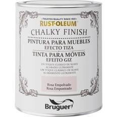 Paint Bruguer Chalky Finish Furniture Paint 750 ml Dusty Pink Wood Paint Pink 0.75L