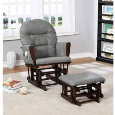 Nursery glider and ottoman Naomi Home Glider and Ottoman Set Nursery Glider with Nursery