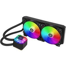 Silverstone 1155 CPU vattenkylare Silverstone IceGem 280 280mm ARGB AIO Liquid Cooler 2x140mm