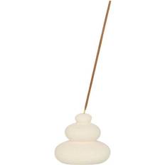 Something Different Cream Speckle Balancing Stones Incense Stick Holder