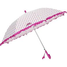 Umbrellas Trespass Clarissa Umbrella Apricot Polkadot Print