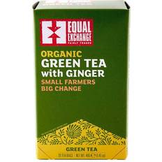 Equal Exchange Organic Green Tea with Ginger 20 Tea