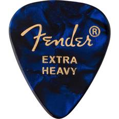 Blue Picks Fender 351 Blue Moto, extra heavy 12 Stk. Plektrum