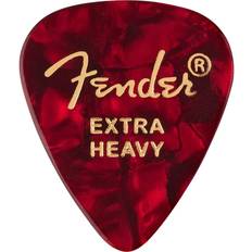 Fender Plekter Fender 351 Picks, XHeavy, Red Moto 12 (12x) Plektrum, Rot