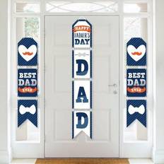 Blue Wall Decor Big Dot of Happiness Happy Father Day Wall Decor