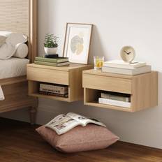 Nathan James Jackson Modern End Bedside Table