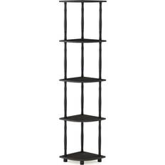 Corner shelf unit Furinno Turn-N-Tube 5 Tier Corner Book Shelf