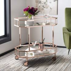 Small Tables Safavieh BCT8004A Silva 2 Tier Octagon Small Table