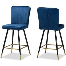 Bar Stools Baxton Studio Preston 42.1 Low Bar Stool