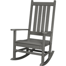 Gray Rocking Chairs Polywood Vineyard Porch Rocking Chair