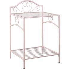 Pink Bedside Tables Coaster NIGHTSTAND Bedside Table