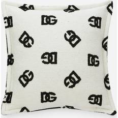 Black Complete Decoration Pillows Dolce & Gabbana Jacquard Cushion Jacquard Complete Decoration Pillows Black