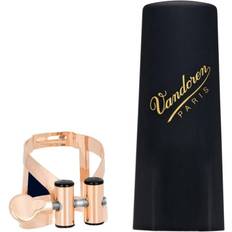 Gold Mouthpieces for Wind Instruments Vandoren M/O Alto Sax Lig, Pink Gold Plated, Plastic Cap