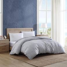 Nautica Coleridge Stripe Duvet Cover Gray, Red, Black