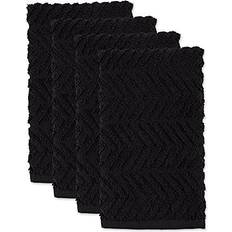 Dishcloths Design Imports DII Chevron Luxury Dishcloth Black