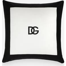 Black Complete Decoration Pillows Dolce & Gabbana Gabardine Cushion large Complete Decoration Pillows Black