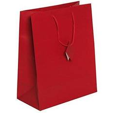 Gift Bags Jam Paper Gift Bags with Rope Handles Large 10 x 13 x 5 Red Matte 3/Pack