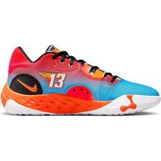 React - Unisex Basketball Shoes NIKE PG 6 Hot Wheels - Laser Blue/Black/Siren Red/Laser Orange