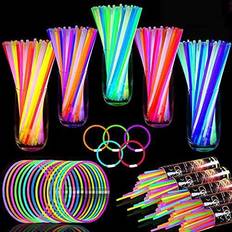 Glow party supplies Turnmeon 500 glow sticks bulk party favors,glow in the dark party supplies