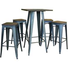 Dining Sets AmeriHome Dark Elm Top