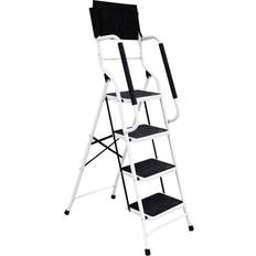 4 step ladder 4 step ladder with handrails 500 lb capacity step stool folding portable ladders