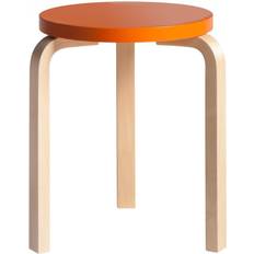 Orange Tabourets Artek 60 Tabouret