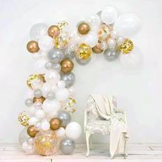 BIGTREE Assorted Ballon Party Kit in White/Yellow Wayfair White/Yellow