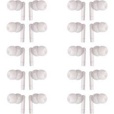 InEar Earbuds 30 Pack Bulk Basic Pearl White