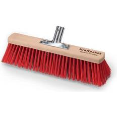 Gartenbürsten & Besen Nölle Profi Brush Nölle Kraftpaket Besen Elaston L.400 m.Metallstielhalter Flachholz
