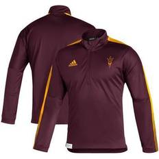 Adidas Jackets & Sweaters Adidas Men's Maroon Arizona State Sun Devils 2021 Sideline Primeblue Quarter-Zip Jacket