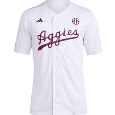 adidas Texas A&M Baseball Jersey White Mens