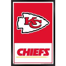 Trends International Kansas City Chiefs 24.25'' x 35.75'' Framed Leagues Logo Poster