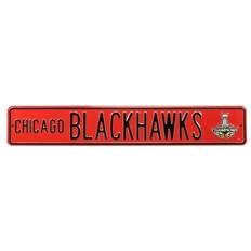 Authentic Street Signs Red Chicago Blackhawks x