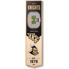 YouTheFan UCF Knights 8'' x 32'' 3D StadiumView Banner