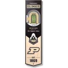 YouTheFan NCAA Purdue Boilermakers FB 3D StadiumView Banner 8x32