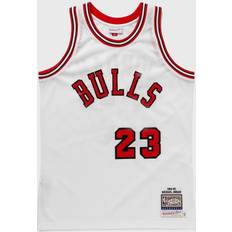 T-shirts Mitchell & Ness and NBA AUTHENTIC JERSEY CHICAGO BULLS 1984-85 JORDAN #23, Weiß