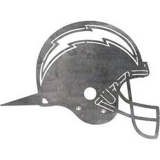 Sporticulture Los Angeles Chargers Metal Garden Art Helmet Spike