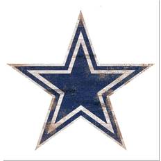 Dallas Cowboys Sports Fan Products Fan Creations Dallas Cowboys Distressed Logo Cutout Sign