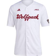 Real Madrid T-shirts Adidas NC State Baseball Jersey White Mens