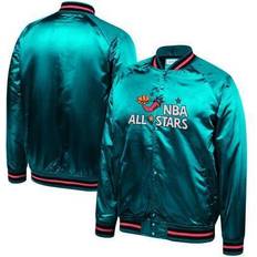 NBA Jassen & Truien Mitchell & Ness Lightweight Satin Jacket, Male, Kleding, jassen, Turkoois