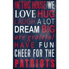 Fan Creations Football Shop New England Patriots In This House Sign