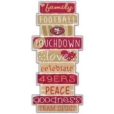 Fan Creations San Francisco 49ers 5'' x 24'' Celebrations Stack Sign