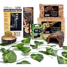 Pets XYZReptiles XYZReptiles Ball Python Snake Habitat 10 Gallon Terrarium Starter Kit