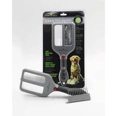 Furminator dog brush Furminator flea & tick finder dog & cat brush with led & super magnification