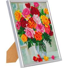 Zilver Ingelijste kunstwerken Flowers Silver Frame Kit 21 x 25 cm