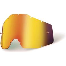 100% Skidglasögon 100% Race Accuri Strata Mirrored Lente de reemplazo, rojo para hombre