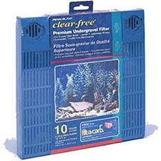 Penn Plax Undergravel Aquarium Filter for 10 Gallon Tanks 9.5 x 9.5 in Clear