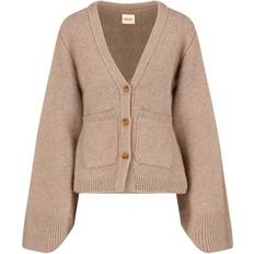 Khaite Taupe Scarlet Cardigan 216 BARLEY